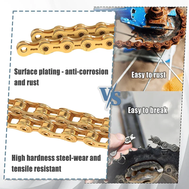 BUCKLOS 10 Speed Bike Chain Du - đánh giá và giá Mountain Biking Bc