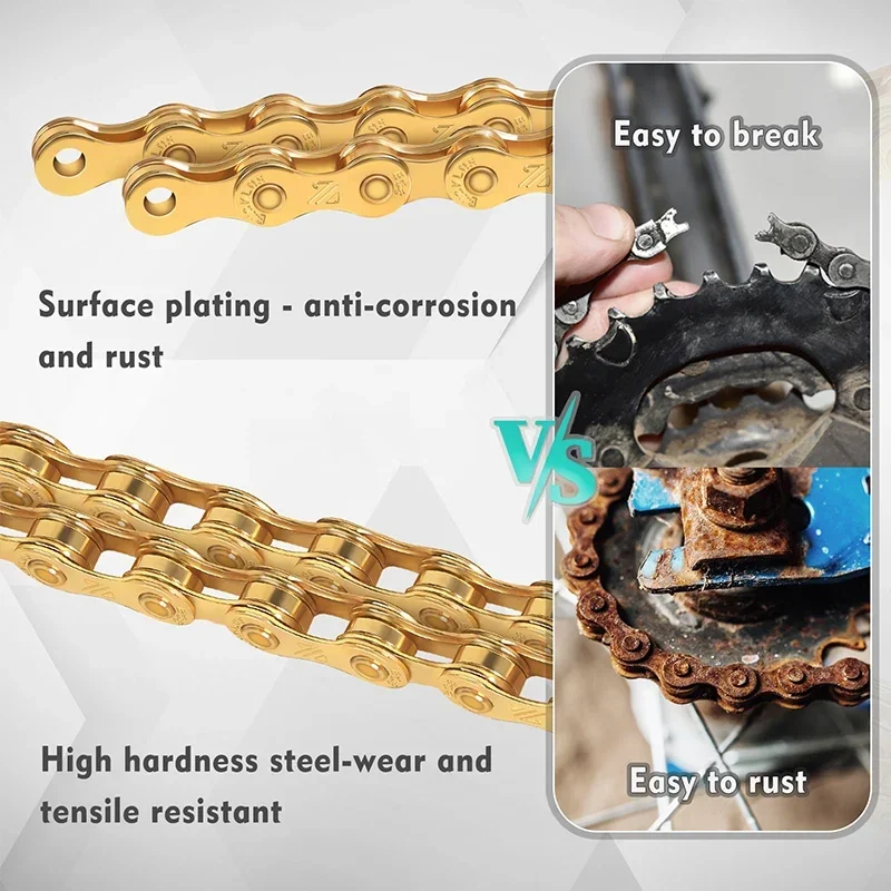 BUCKLOS 8 Speed Bicycle Chain  - đánh giá và giá Mountain Biking Bc