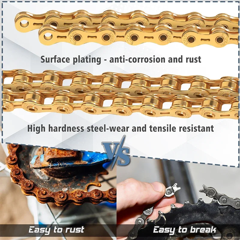 BUCKLOS 11 Speed MTB Chain 116 - đánh giá và giá Mountain Biking Bc